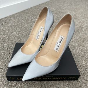 Silver Reflective Jimmy Choo Pump